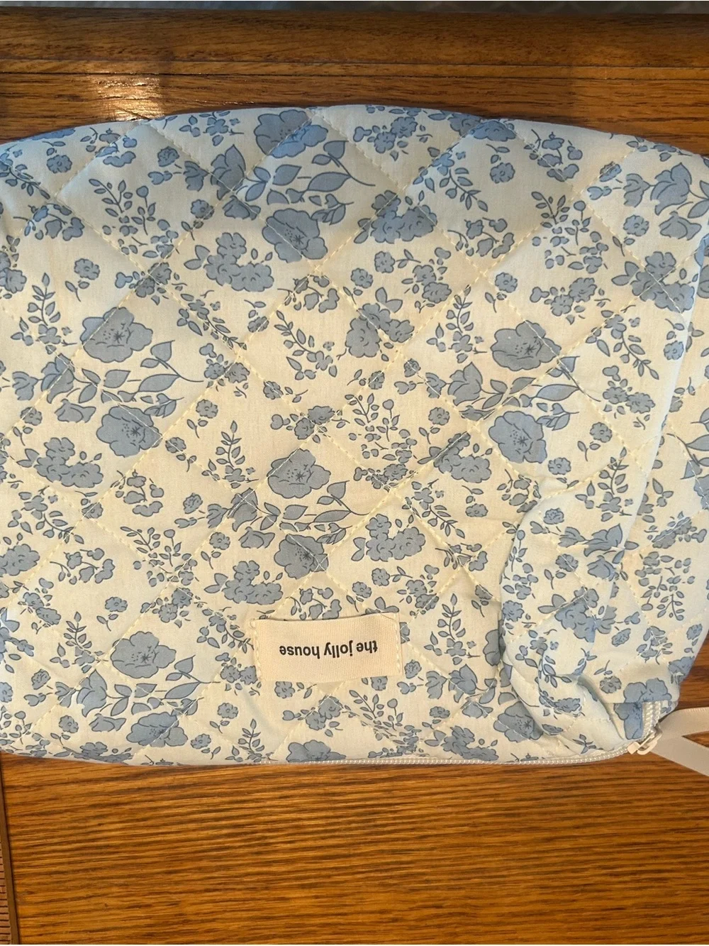 ACE Beauté Floral Eyeshadow Palette with Blue Floral Cosmetic Bag